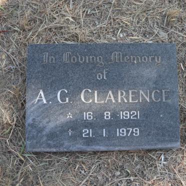 CLARENCE A.G. 1921-1979