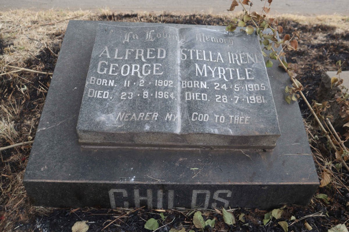 CHILDS Alfred George 1902-1964 & Stella Irene Myrtle 1905-1981