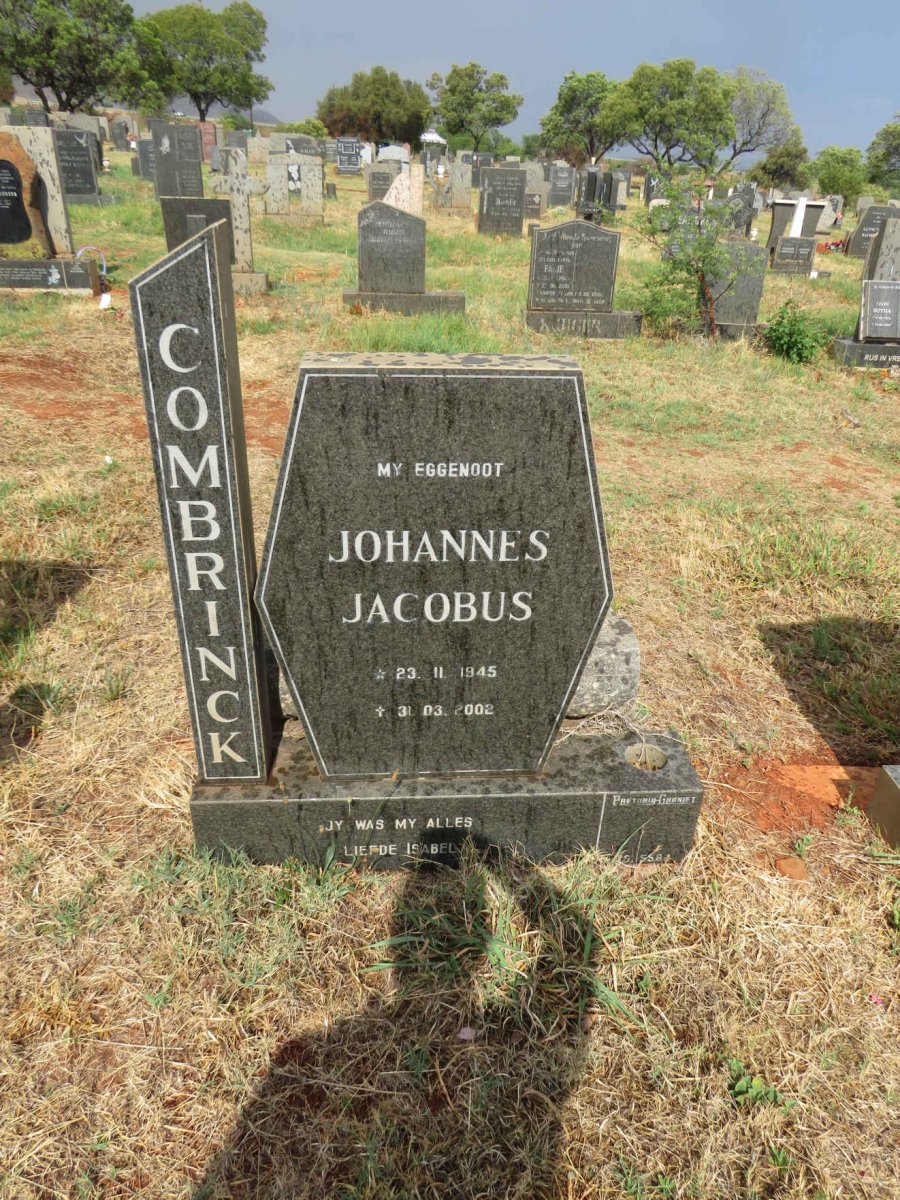 COMBRINCK Johannes Jacobus 1945-2002