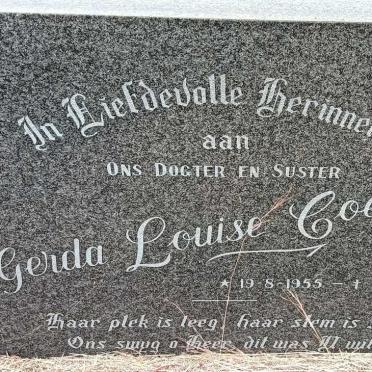 COETZEE Gerda Louise 1955-1973