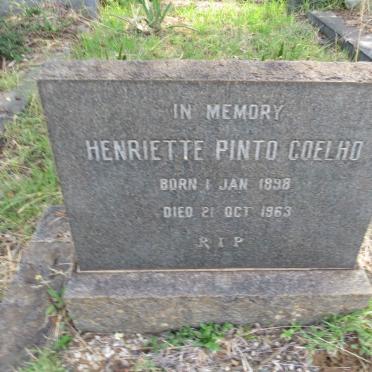 COELHO Henriette Pinto 1898-1963