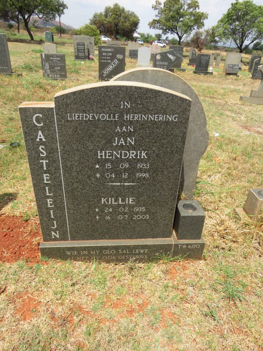 CASTELEIJN Jan Hendrik 1933-1998 & Killie 1935-2003