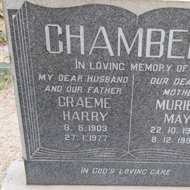 CHAMBERS Graeme Harry 1903-1977 & Muriel May 1906-1990
