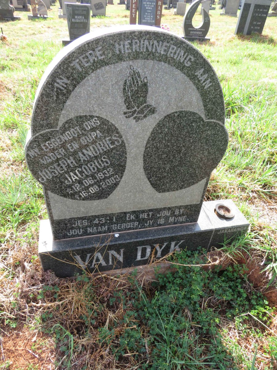 DYK Joseph Andries Jacobus, van 1932-2003