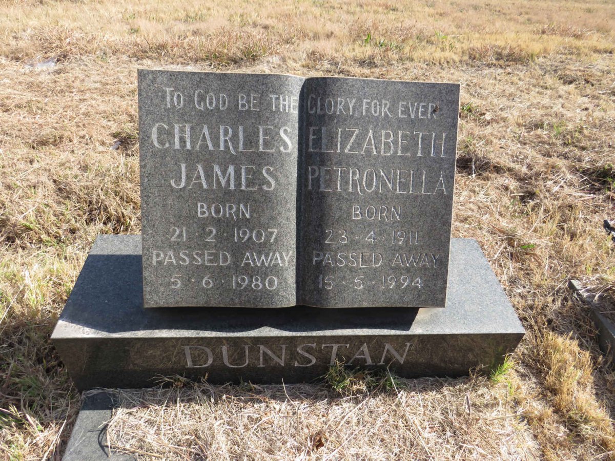 DUNSTAN Charles James 1907-1980 & Elizabeth Petronella 1911-1994