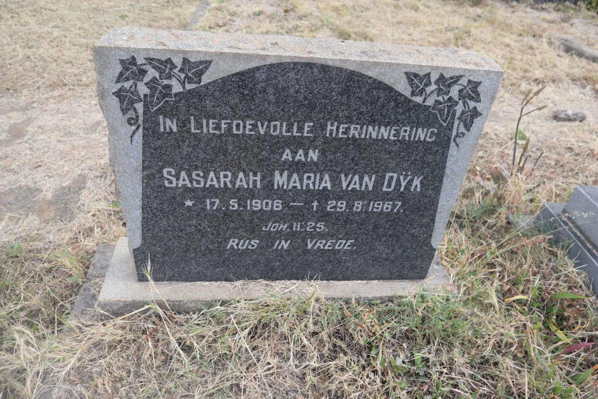 DYK Sasarah Maria, van 1906-1967