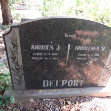 DELPORT Andries J. 1902-1969 & Dorothea W. 1906-1983