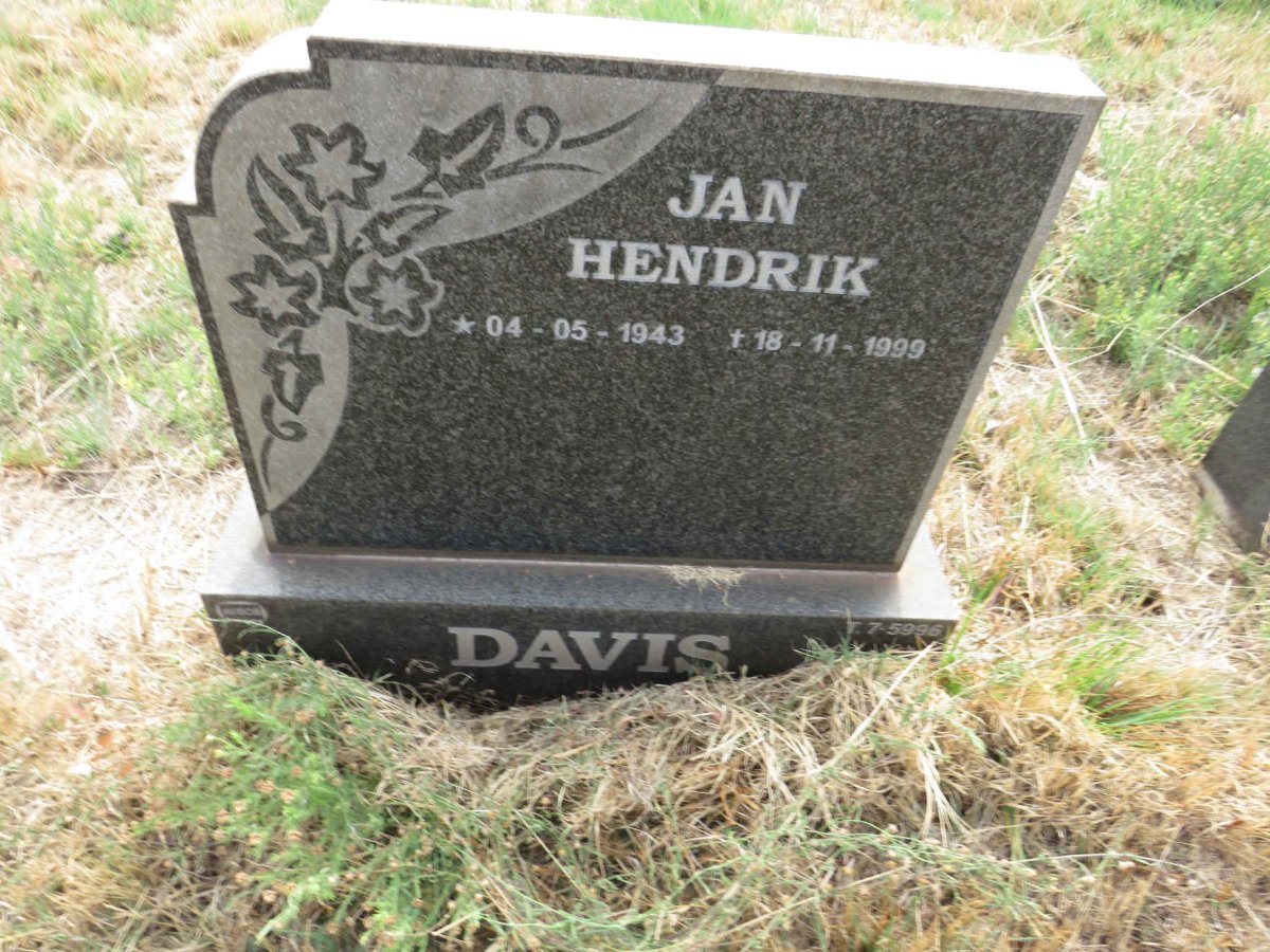 DAVIS Jan Hendrik 1943-1999