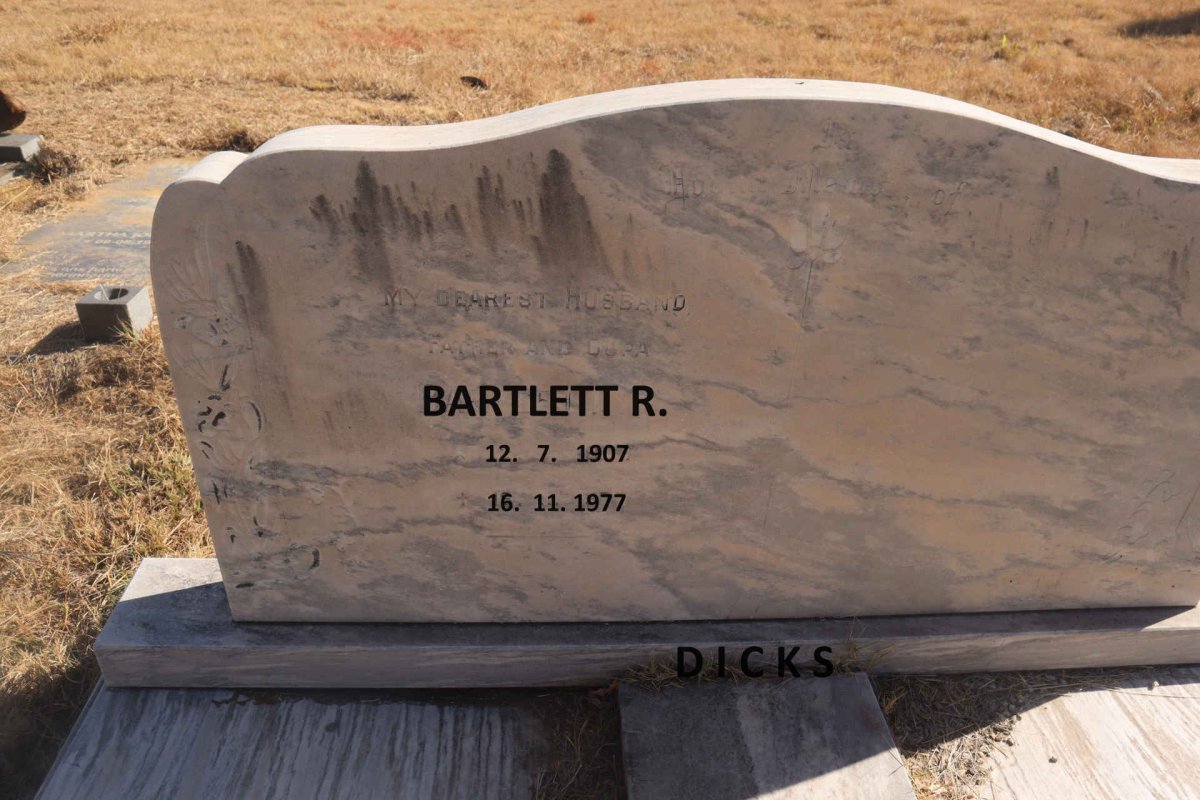 DICKS Bartlett R. 1907-1977