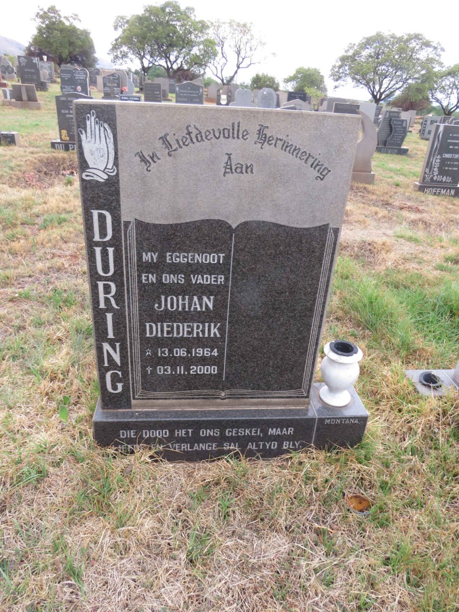 DURING Johan Diederik 1964-2000