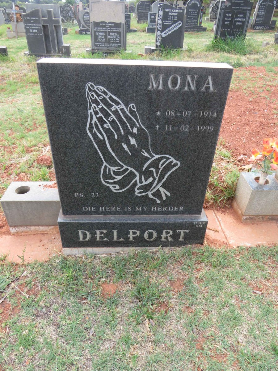 DELPORT Mona 1914-1999