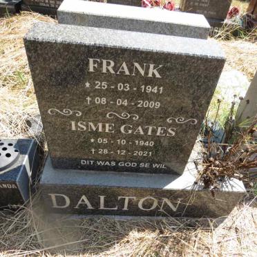 DALTON Frank 1941-2009 & Isme GATES 1940-2021