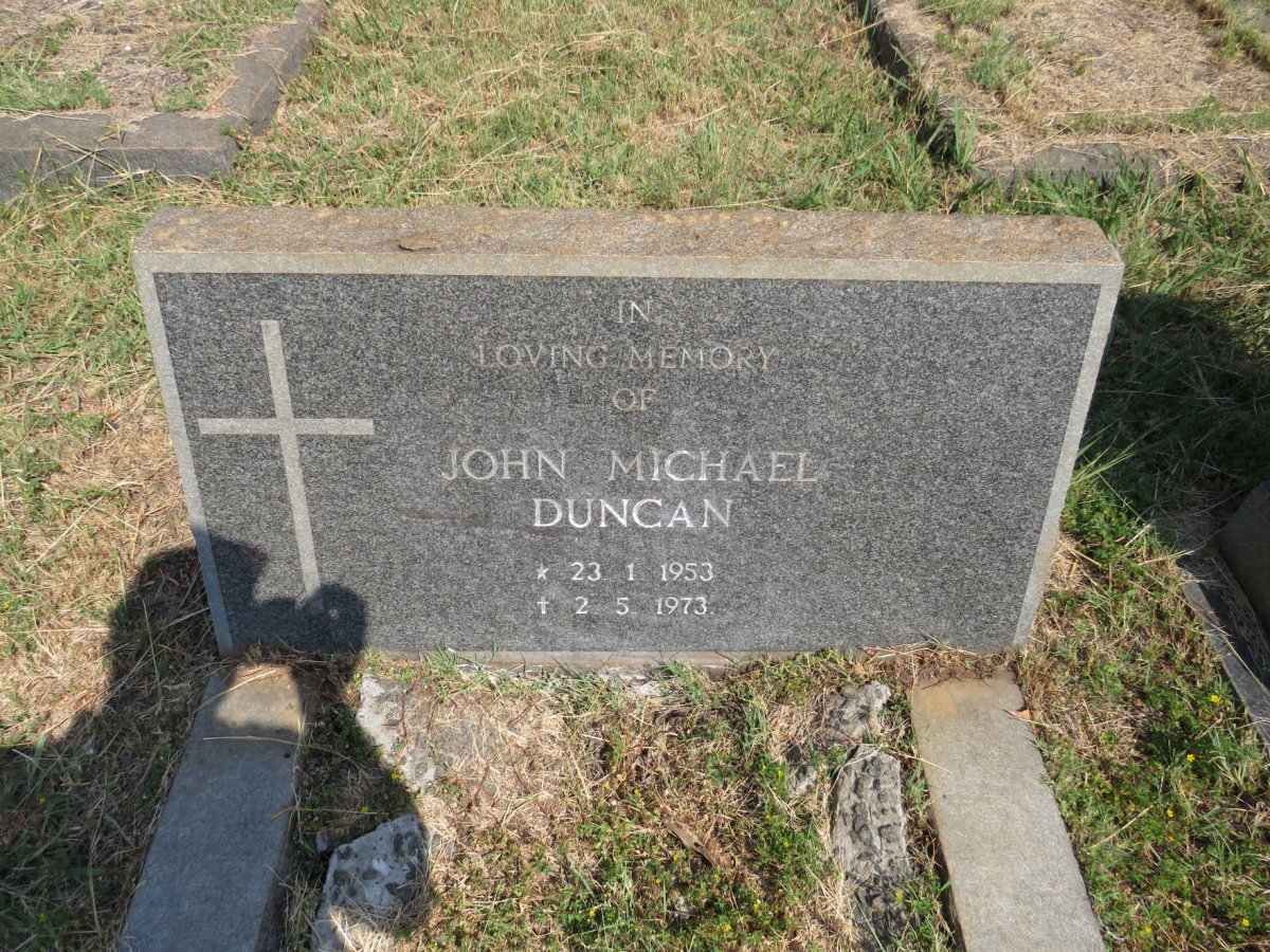 DUNCAN John Michael 1953-1973