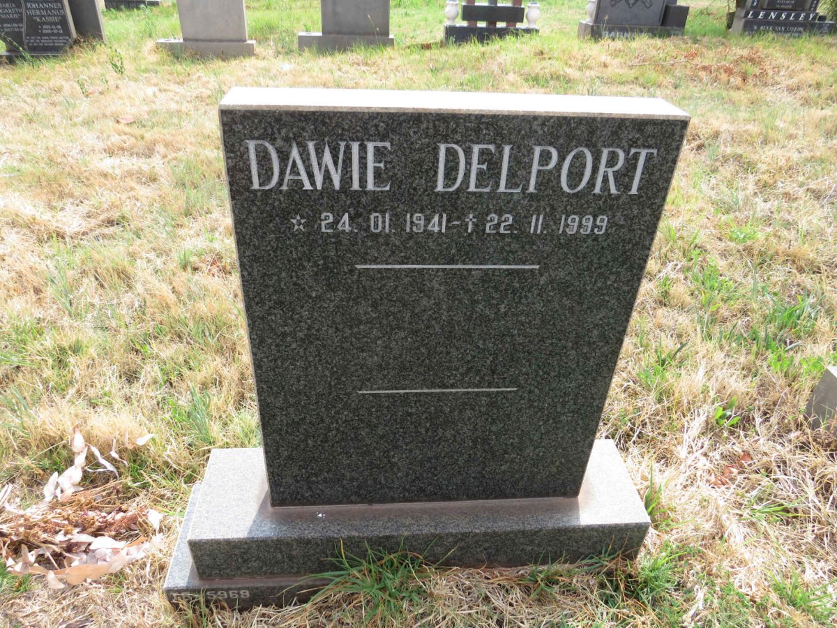 DELPORT Dawie 1941-1999
