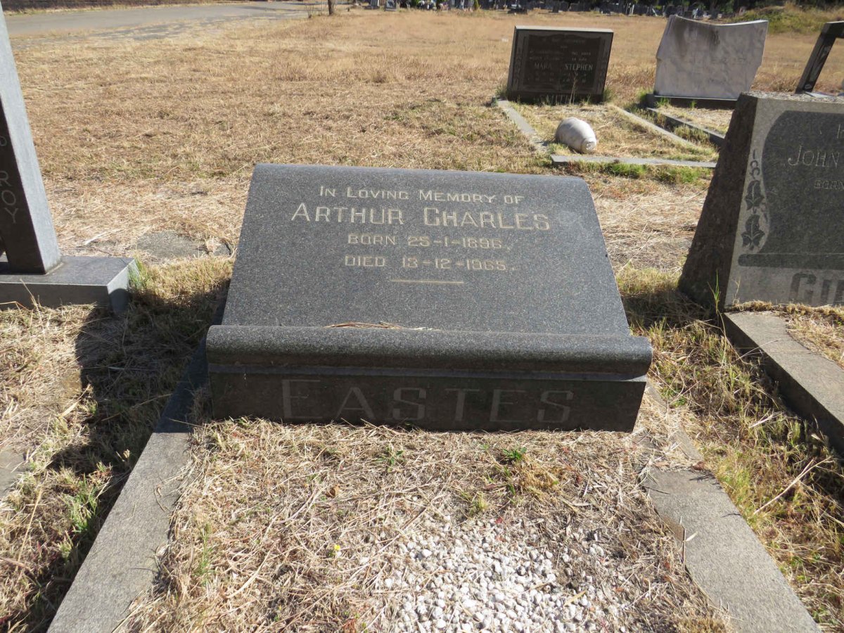 EASTES Arthur Charles 1896-1965