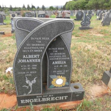 ENGELBRECHT Albert Johannes 1958-2001 & Amelia 1961-
