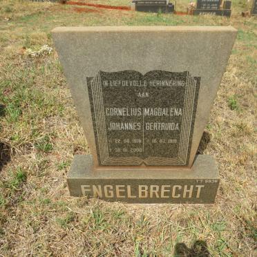 ENGELBRECHT Cornelius Johannes 1916-2000 & Magdalena Gertruida 1919-