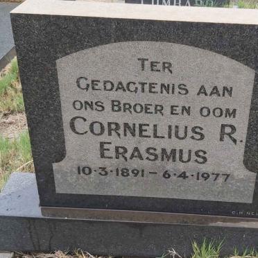 ERASMUS Cornelius R. 1891-1977