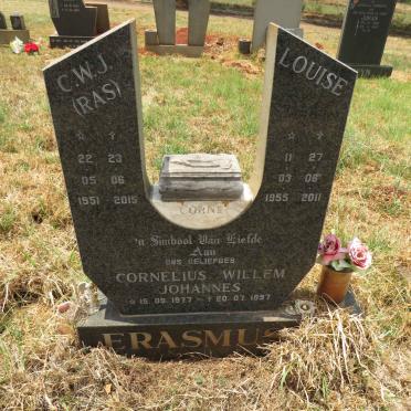 ERASMUS C.W.J. 1951-2015 & Louise 1955-2011 :: ERASMUS Cornelius Willem Johannes 1977-1997