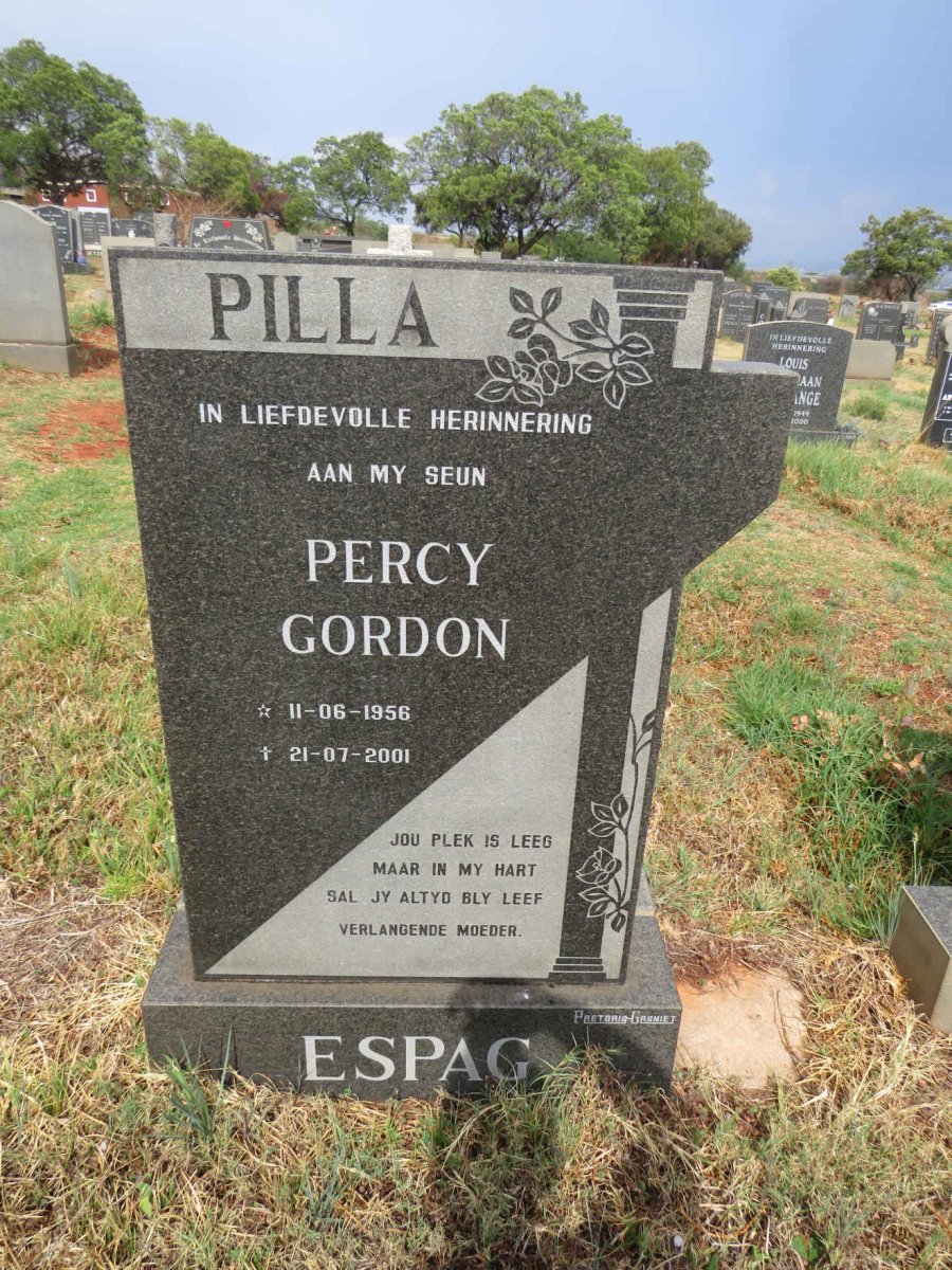 ESPAG Percy Gordon 1956-2001