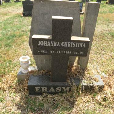 ERASMUS Johanna Christina 1922-1999