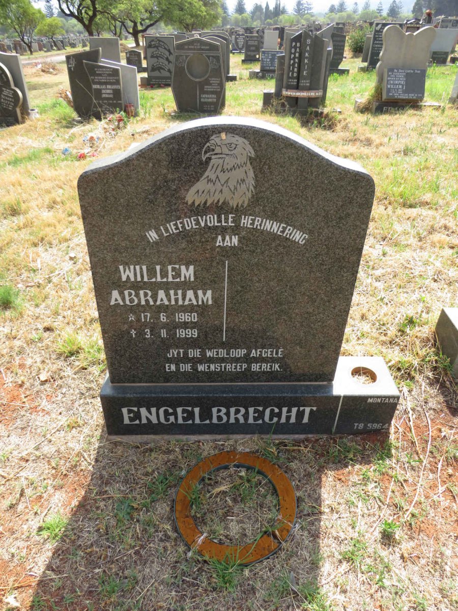 ENGELBRECHT Willem Abraham 1960-1999