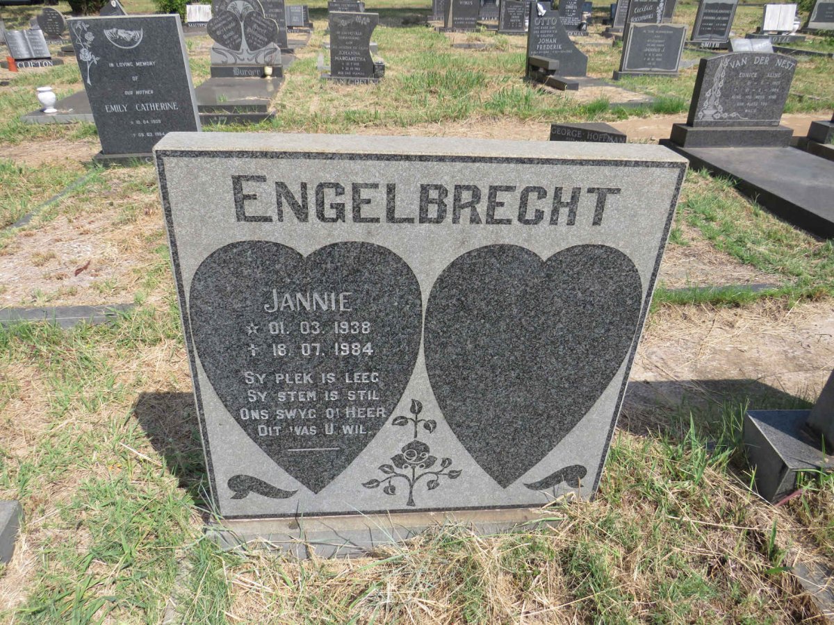 ENGELBRECHT Jannie 1938-1984