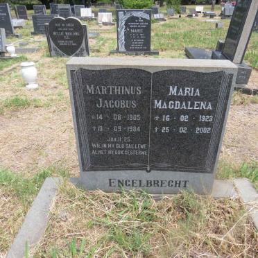 ENGELBRECHT Marthinus Jacobus 1905-1984 & Maria Magdalena 1923-2002