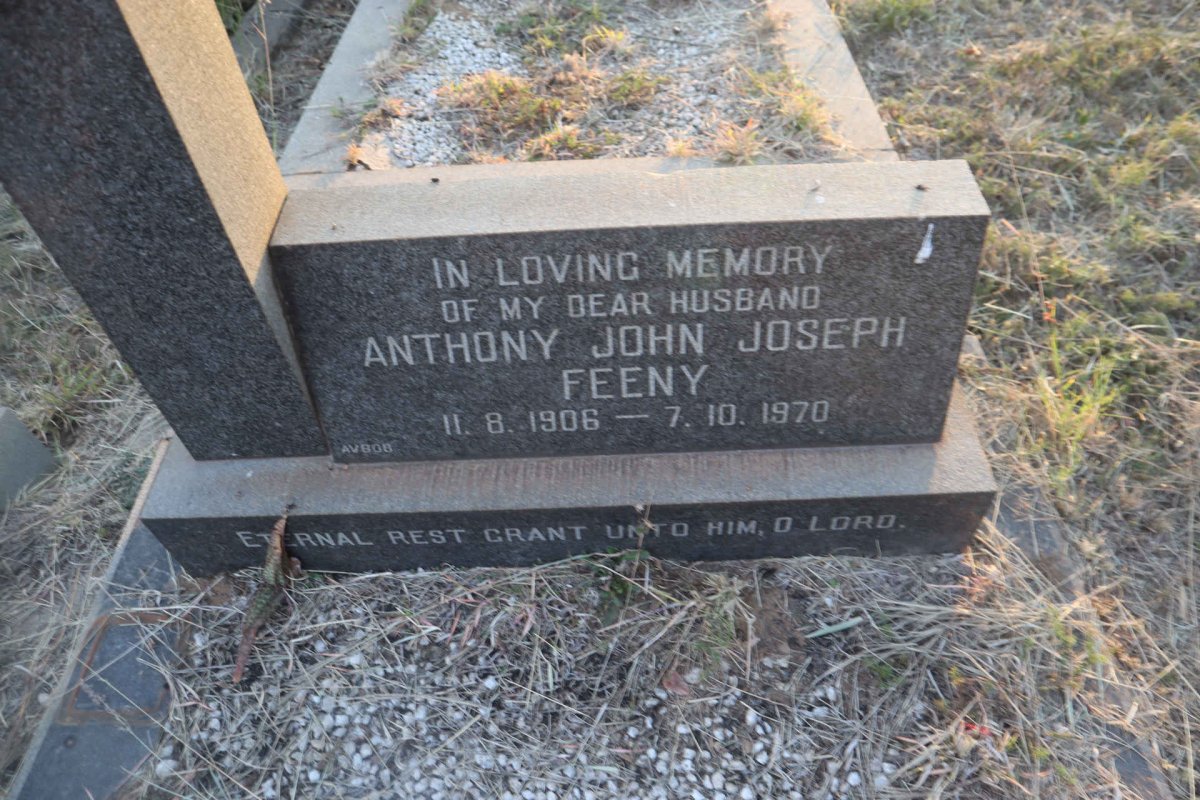 FEENY Anthony John Joseph 1906-1970