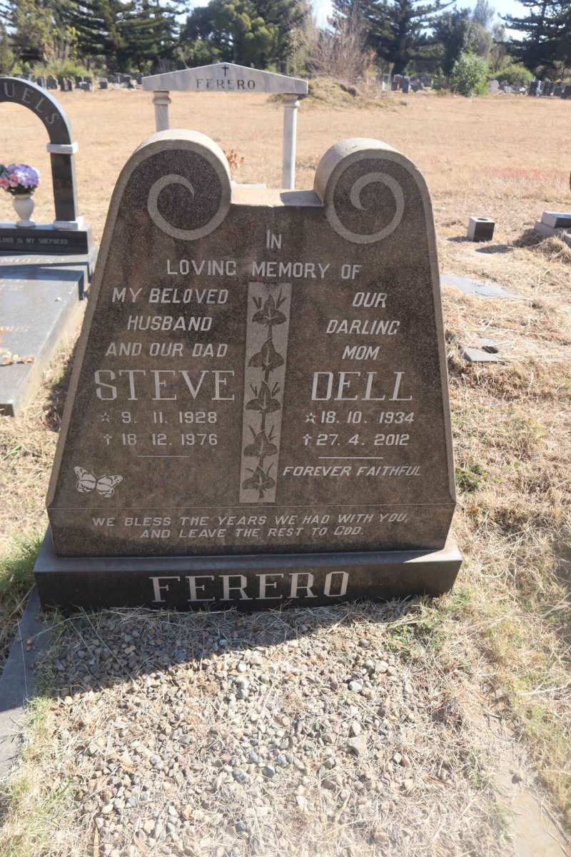 FERERO Steve 1928-1976 & Dell 1934-2012