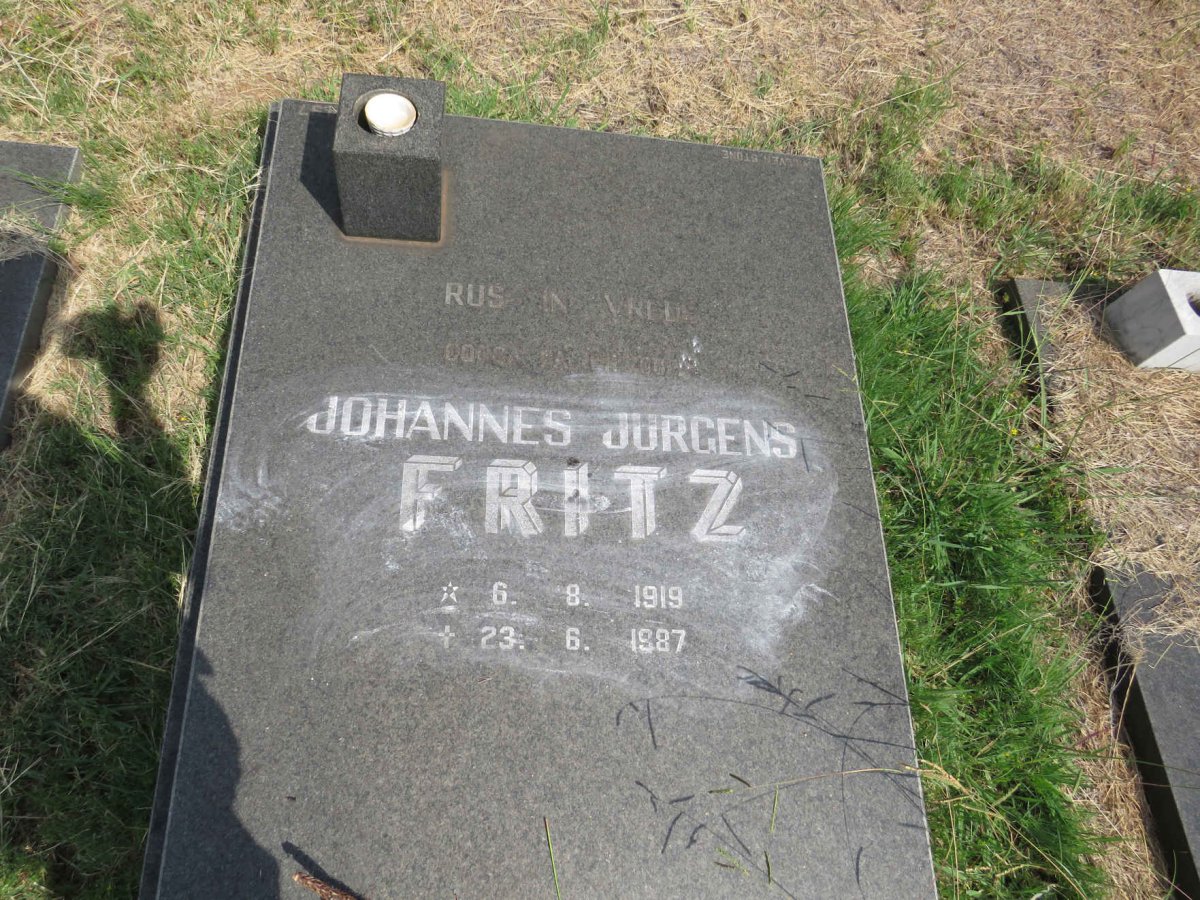 FRITZ Johannes Jurgens 1919-1987