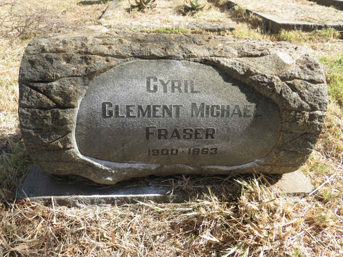 FRASER Cyril Clement Michael 1900-1963