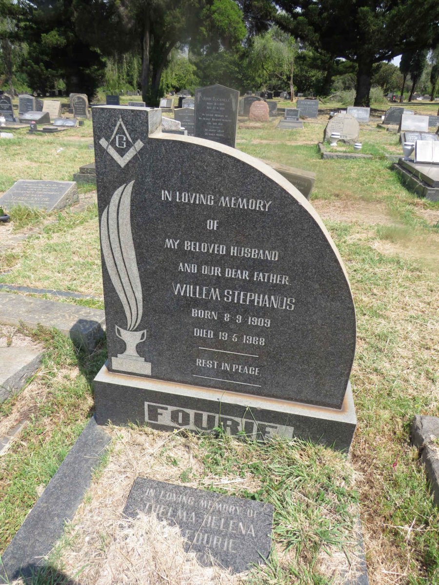 FOURIE Willem Stephanus 1909-1968 & Thelma Helena F.B. BENN 1914-1999 _1