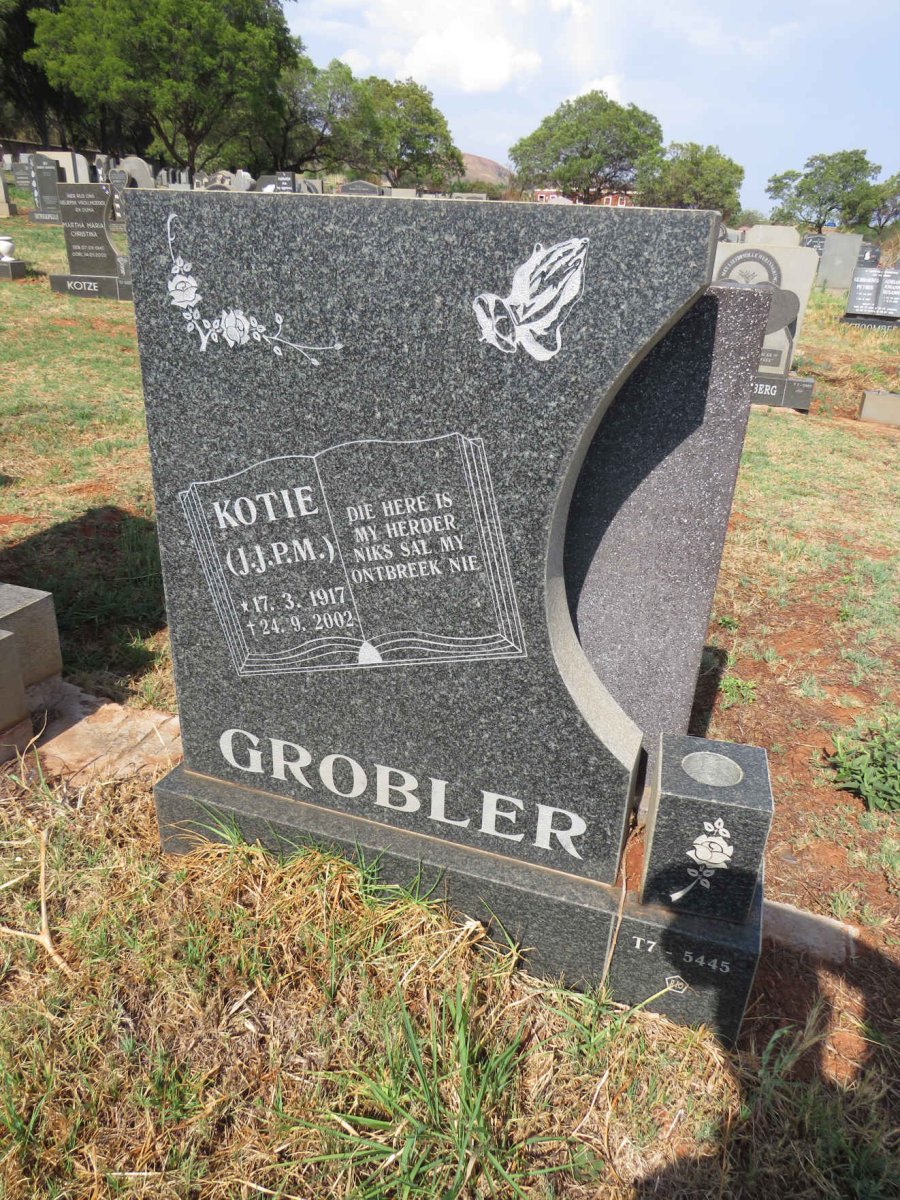GROBLER J.J.P.M. 1917-2002