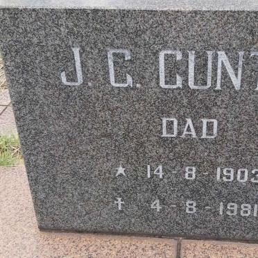 GUNTER J.G. 1903-1981
