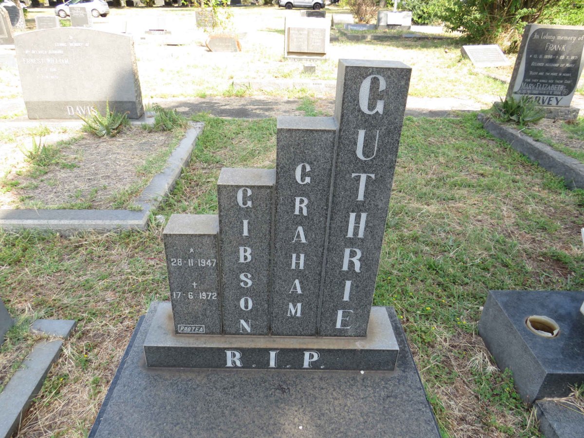 GUTHRIE Gibson Graham 1947-1972