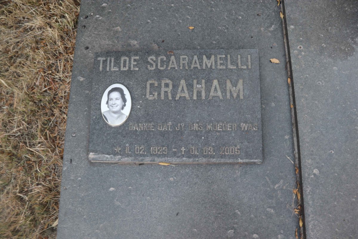 GRAHAM Tilde Scaramelli 1923-2005 