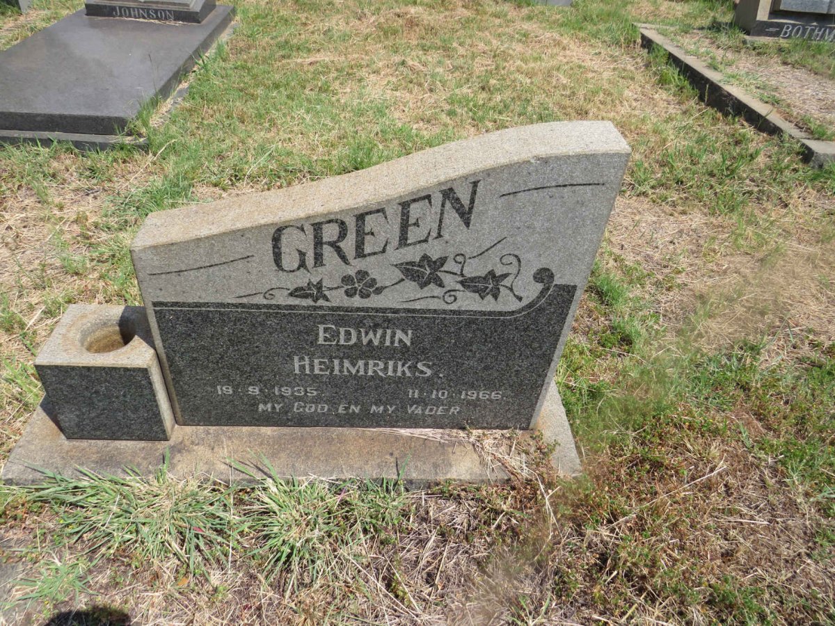 GREEN Edwin Heimriks 1935-1966