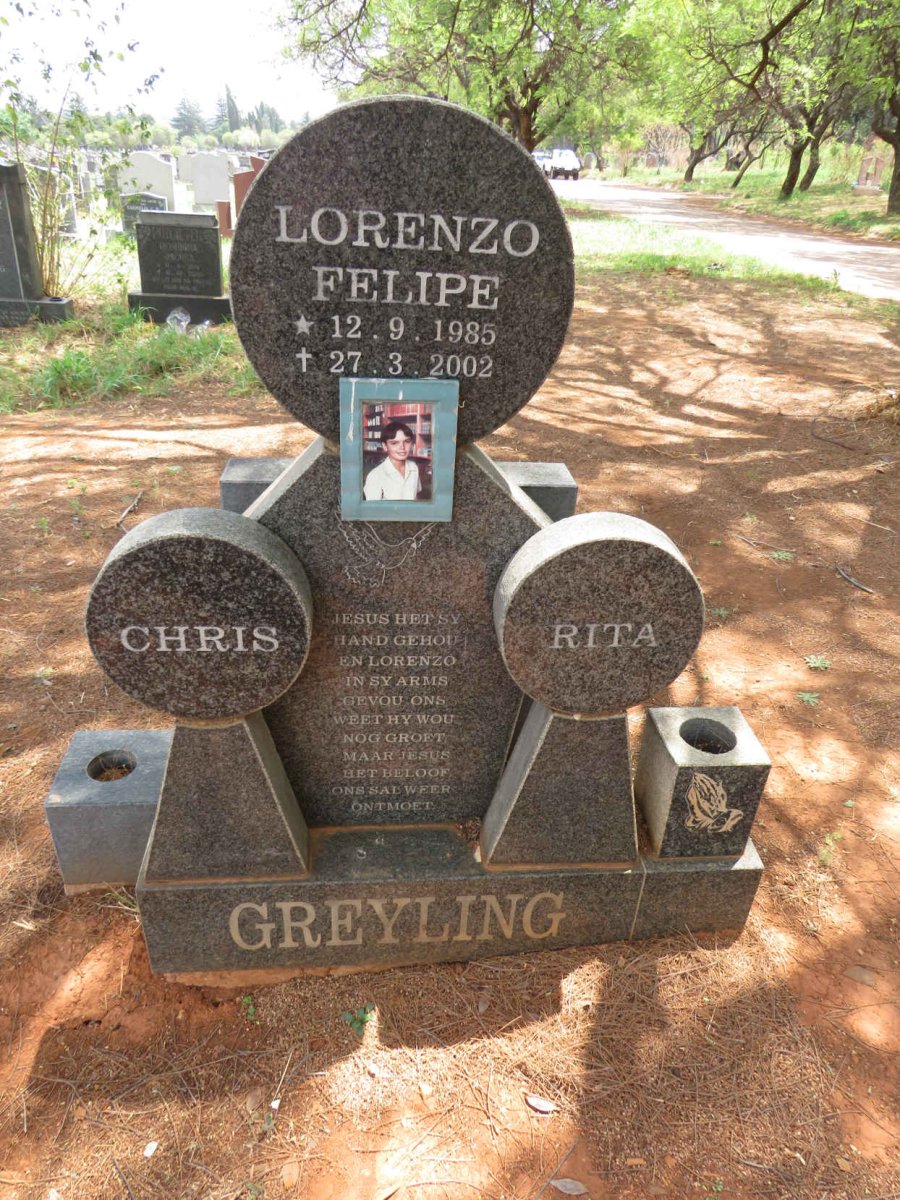GREYLING Lorenzo Felipe 1985-2002 _1
