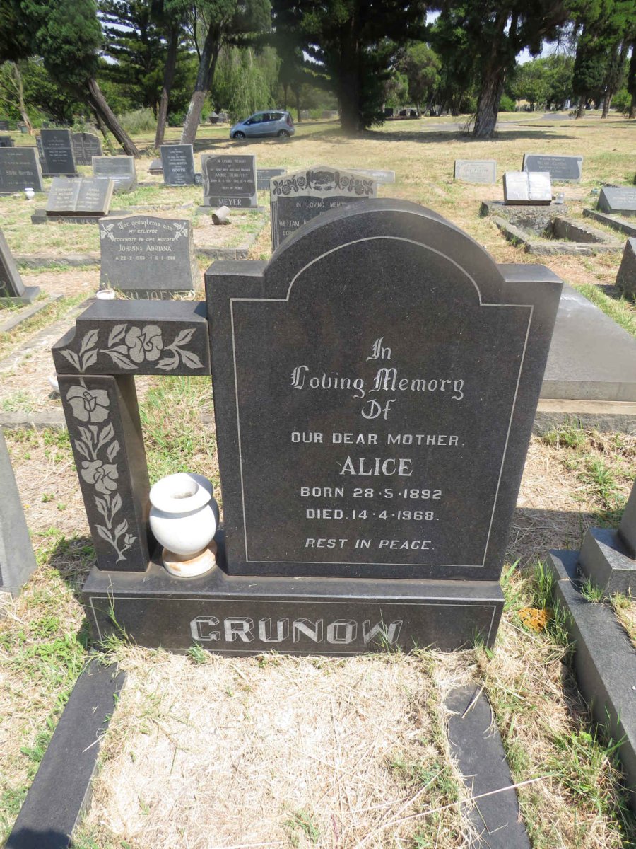 GRUNOW Alice 1892-1968