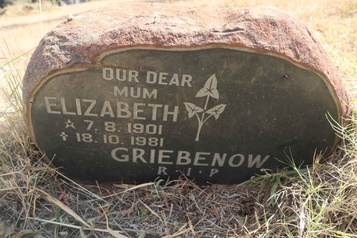 GRIEBENOW Elizabeth 1901-1981