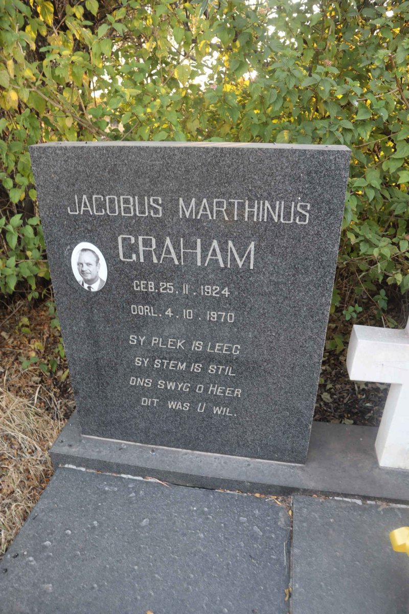 GRAHAM Jacobus Marthinus 1924-1970 