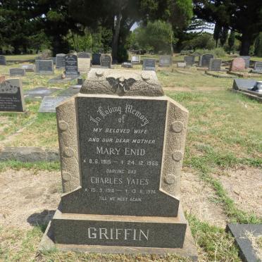 GRIFFIN Charles Yates 1918-1974 & Mary Enid 1915-1966