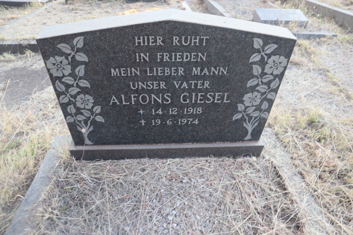 GIESEL Alfons 1918-1974