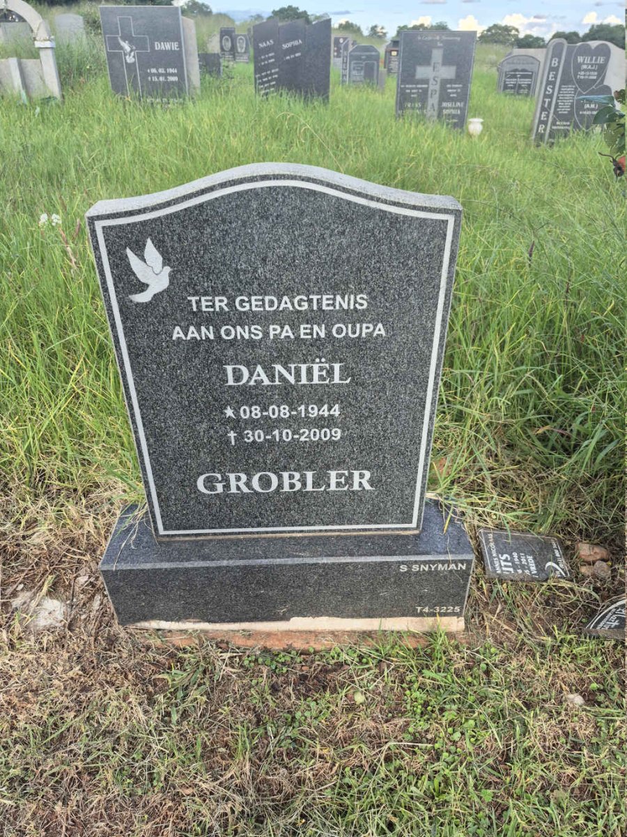 GROBLER Daniel 1944-2009