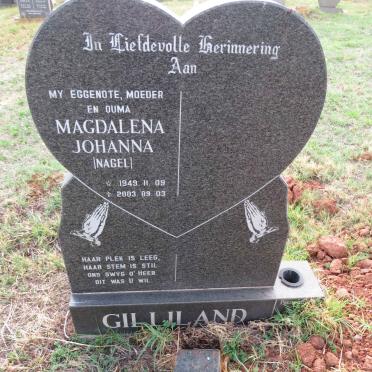 GILLILAND Magdalena Johanna nee NAGEL 1949-2003