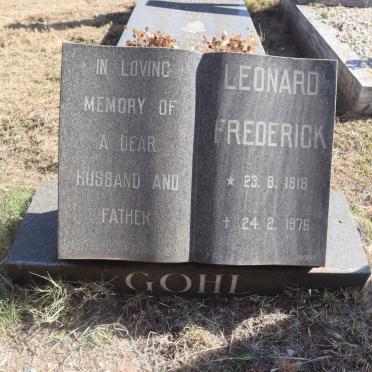 GOHL Leonard Frederick 1918-1976