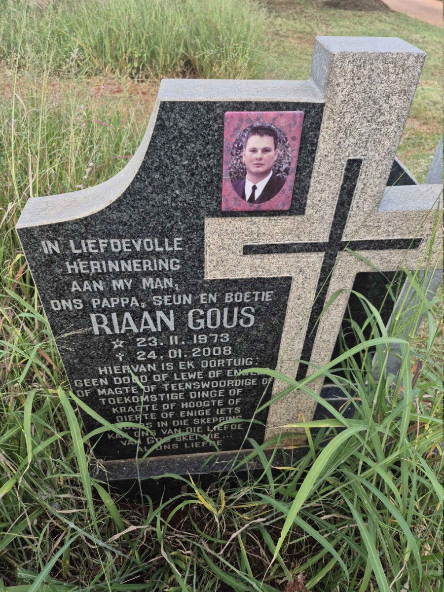 GOUS Riaan 1973-2008