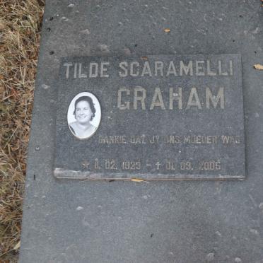 GRAHAM Tilde Scaramelli 1923-2005 