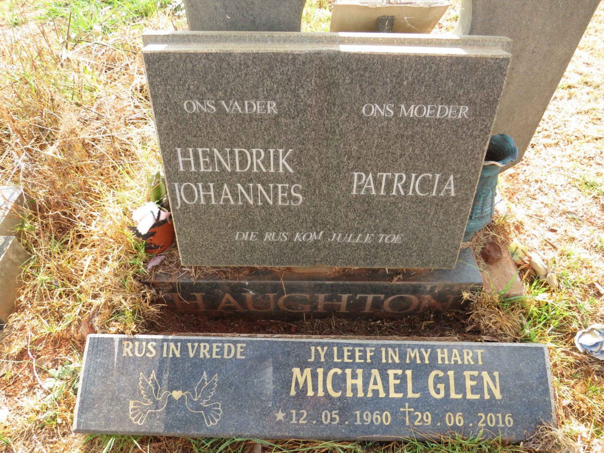 HAUGHTON Hendrik Johannes & Patricia :: HAUGHTON Michael Glen 1960-2016